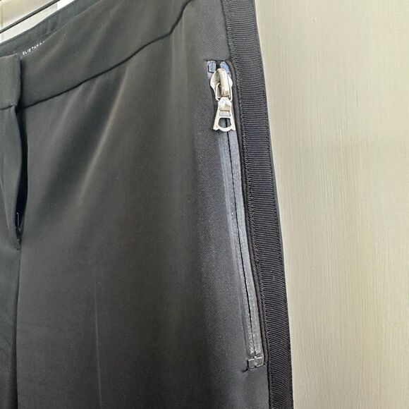 Elie Tahari black techno fabric pants size 6 - Picture 12 of 12